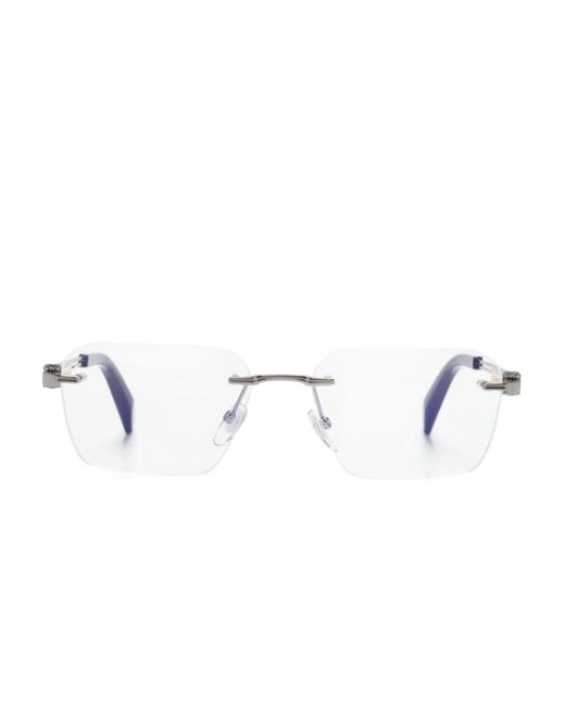 メンズ Chopard リムレス眼鏡フレーム Metallic