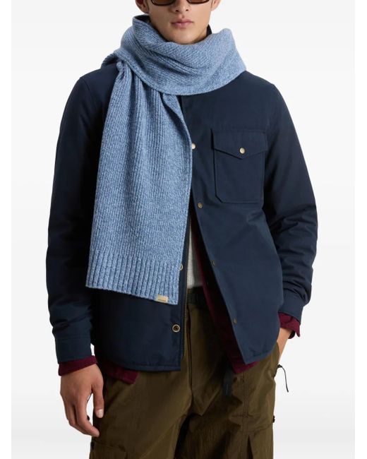 Sciarpa Mouline di Woolrich in Blue da Uomo