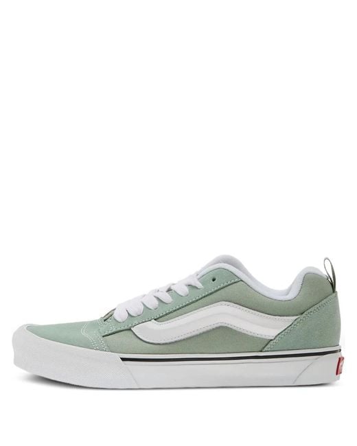 Vans Green Knu Skool Stripe Sneakers