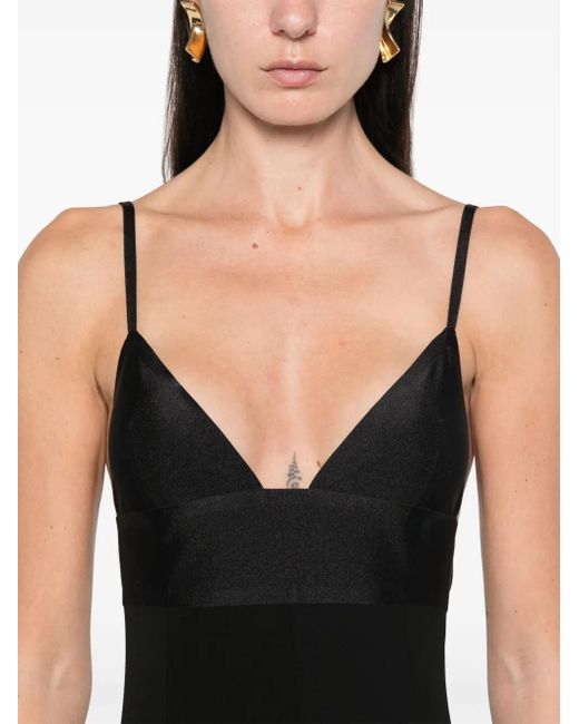 Jacquemus Black Stretch Jersey Dress