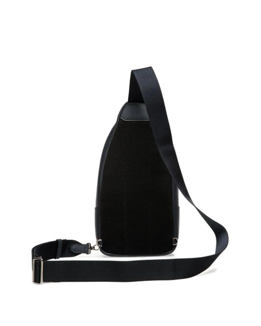 Bally Ribbon-Detail Leather Sling Bag in Blue for Men | Lyst