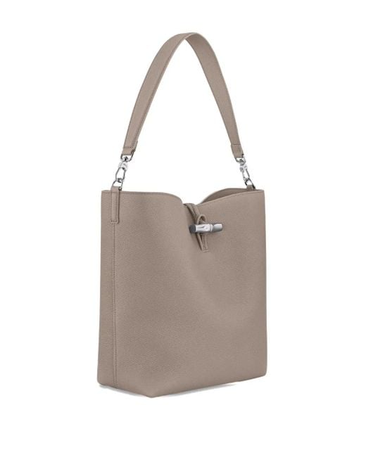 Longchamp ル ロゾ ショルダーバッグ M Gray