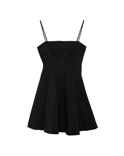 Staud Black Robe Courte Wylie