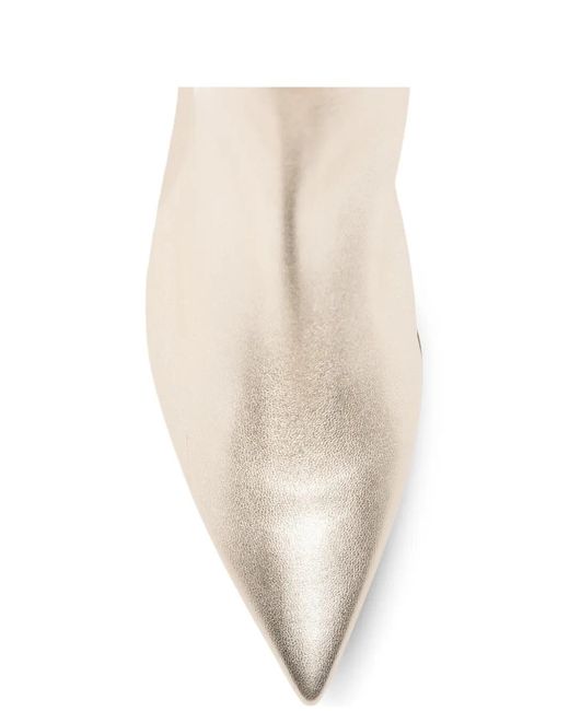 Anna F. White Pointed-Toe Boots