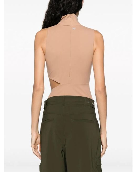 Wolford White Warm Up Cut-Out Bodysuit