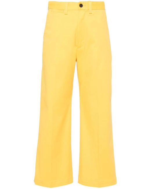 Polo Ralph Lauren Yellow Straight-Leg Trousers