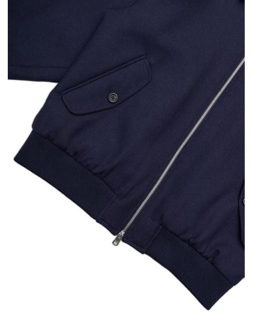 SELECTED Blue Zip-Up Patch-Pocket Jacket for men