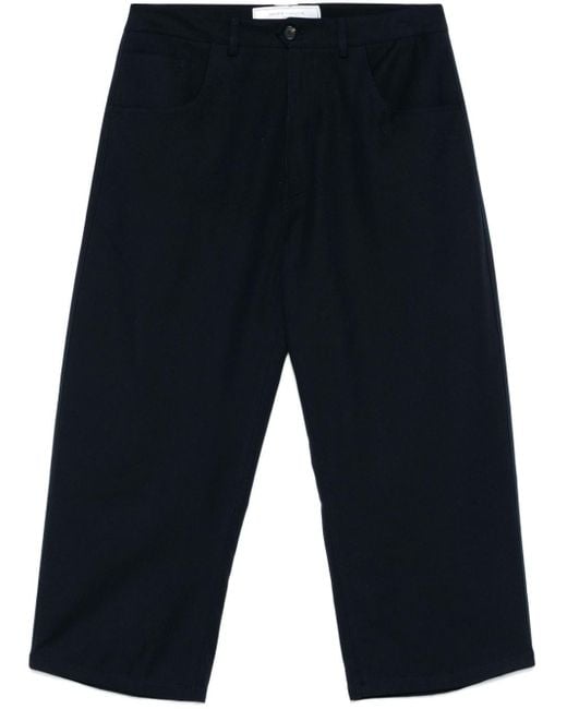 Societe Anonyme Blue Wide-Leg Trousers for men