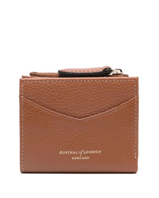 Aspinal Brown Hudson Wallet for men