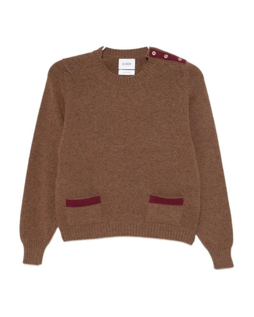 Barrie Ribbon プルオーバー Brown