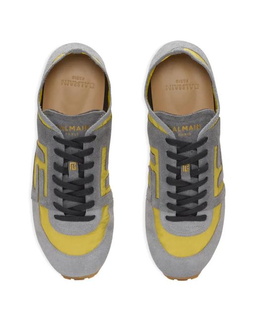 Balmain Green Racer 45 Sneakers for men