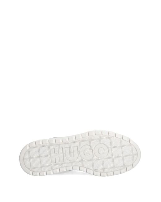 HUGO White Platform Sneakers