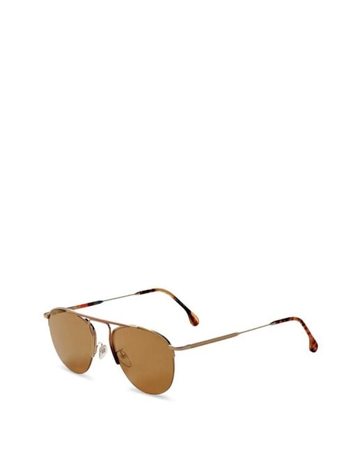 Paul Smith Pink Cactus Pilot-Frame Sunglasses