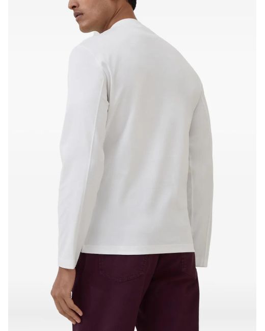 Brunello Cucinelli Klassisches T-Shirt in White für Herren