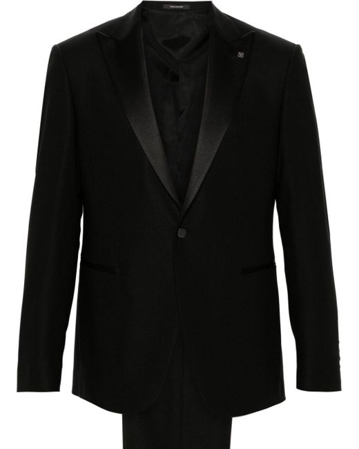 Tagliatore Black Napoli Smoking Suit for men