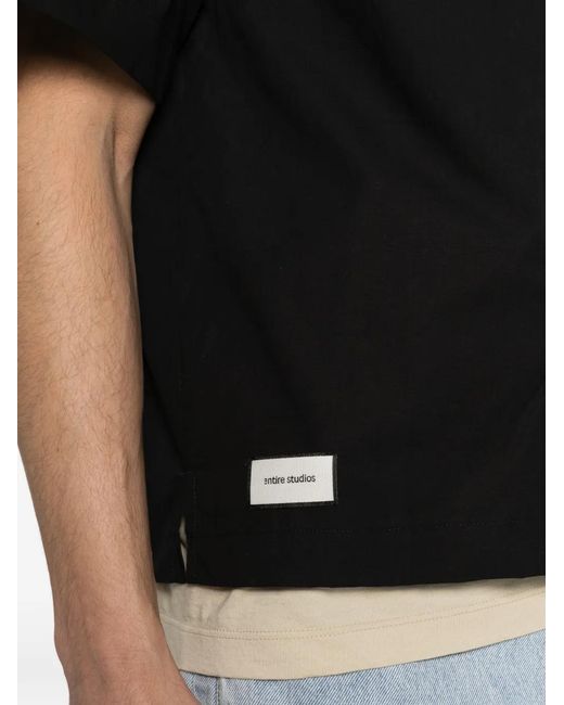 Entire studios Black Pocket Short-Sleeve Shirt