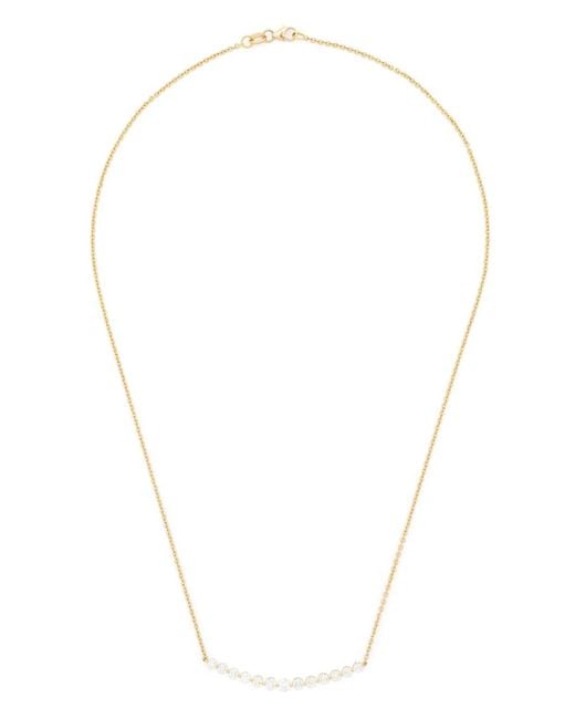 Anita Ko White 18Kt Crescent Diamond Necklace