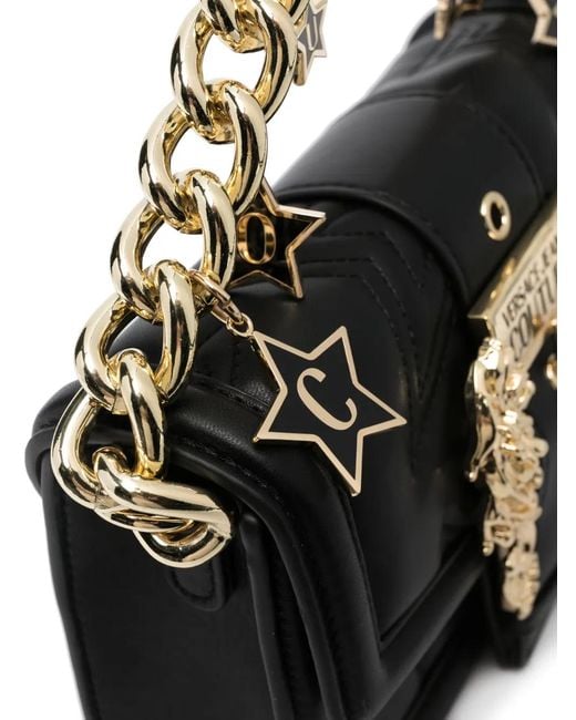 Versace Jeans Couture Black Star-motif Tote Bag