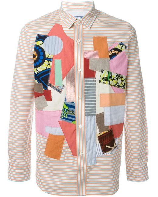 Junya Watanabe Patchwork-Hemd in Multicolor für Herren