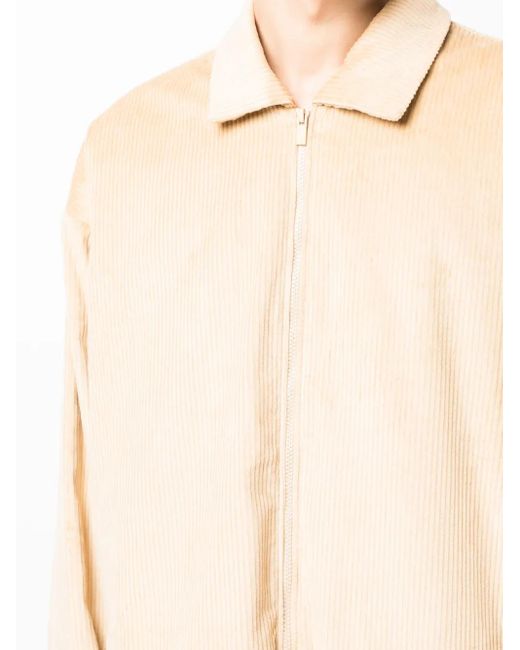 Fear Of God Natural Corduroy Zip-Up Shirt Jacket for men