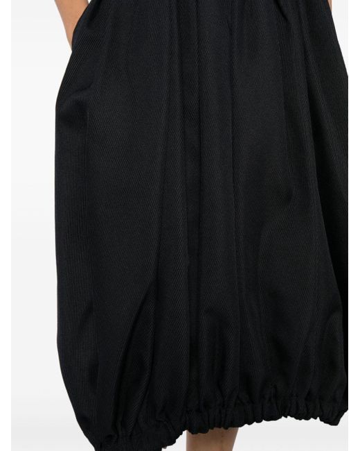 Comme des Garçons Black Elasticated-waist Draped Skirt