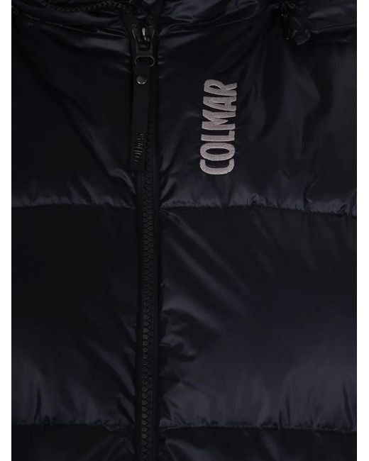 Colmar Blue Hooded Padded Ski Jacket