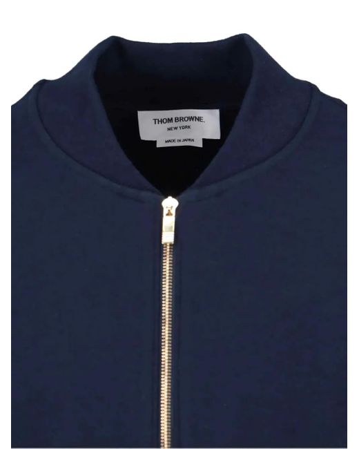 Chaqueta bómber con motivo 4-Bar Thom Browne de hombre de color Blue
