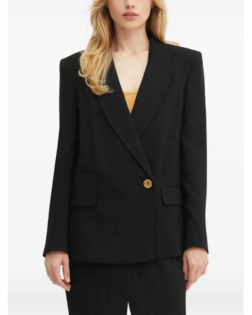 Marciano Black Buttoned Blazer