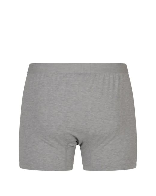 Comme des Garçons Gray Boxer Boutonné Sur Le Devant for men