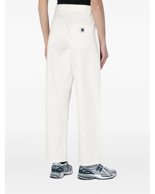 Vaqueros rectos Carhartt de color White