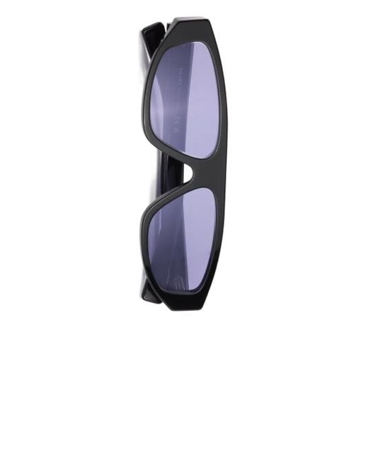 Prada Blue Geometric-Frame Sunglasses for men