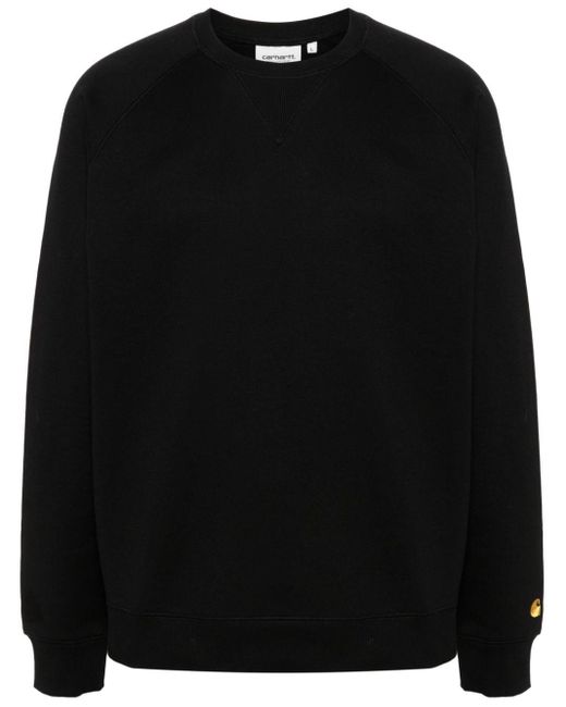 Carhartt Black Cotton Blend Sweatshirt for men