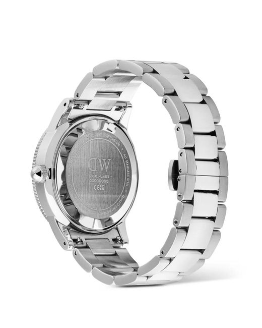 Daniel Wellington White Iconic Gmt 40Mm Watch for men