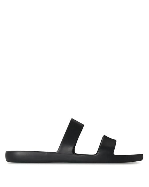 The Row Black Foam Slides