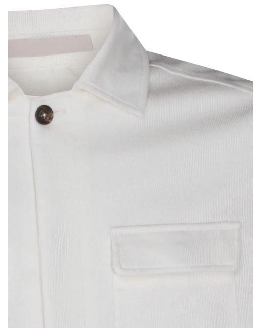 Eleventy White Pocket Jacket for men