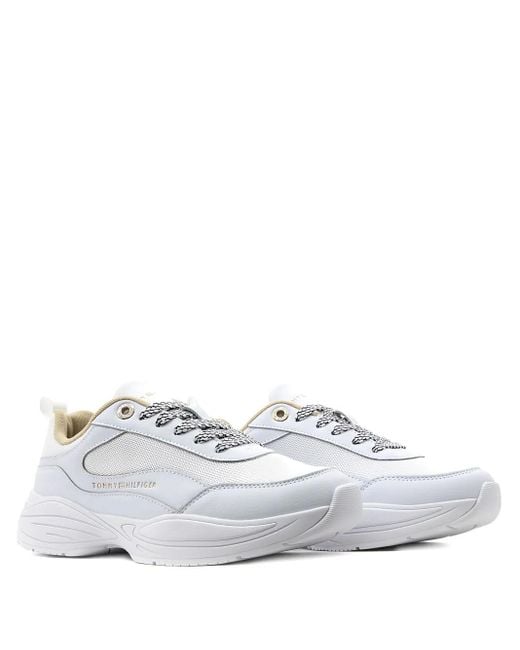 Tommy Hilfiger ロゴ スニーカー White