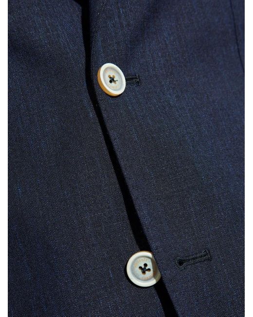 Eleventy Blue Costume À Simple Boutonnage for men