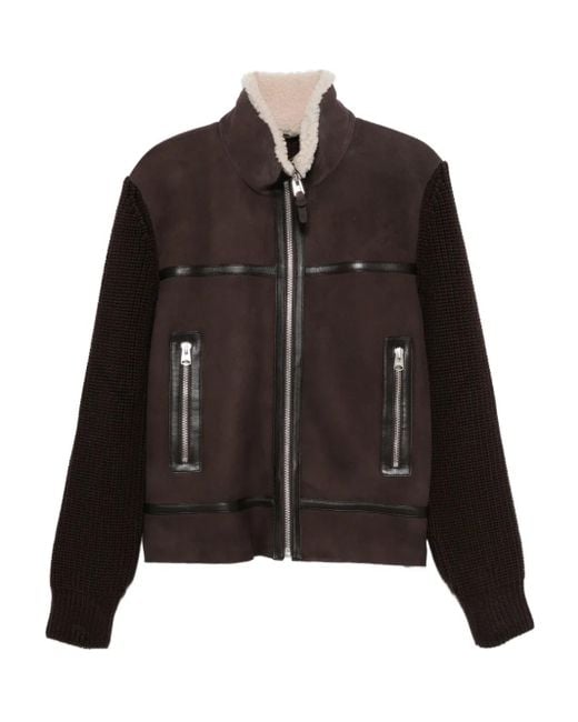 Chaqueta con cremallera Mackage de hombre de color Brown