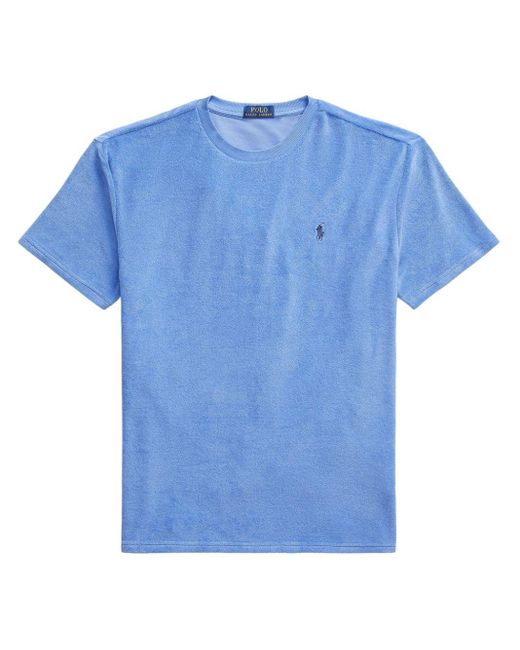 Camiseta con bordado Polo Pony Polo Ralph Lauren de hombre de color Blue