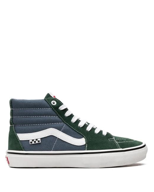 Vans Blue Skate Sk8 Hi "Mountain View" Sneakers for men