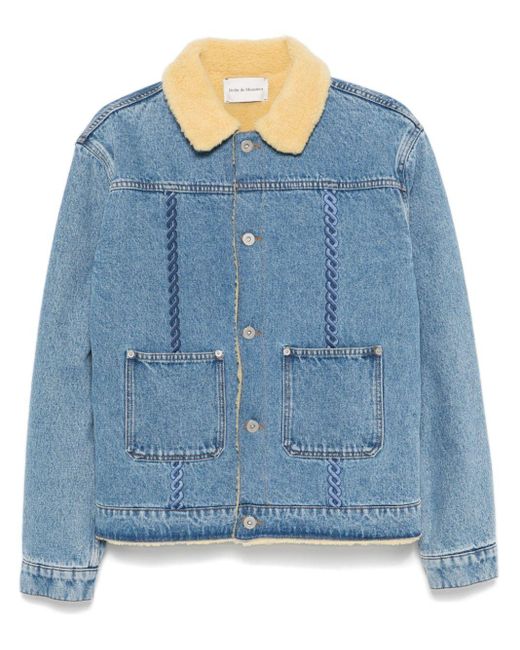 Drole de Monsieur Blue Denim Jacket for men