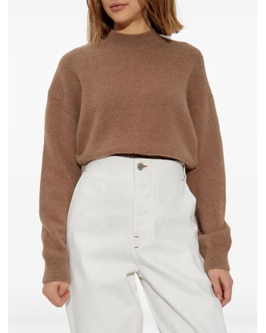 Jacquemus Brown Wool Sweater