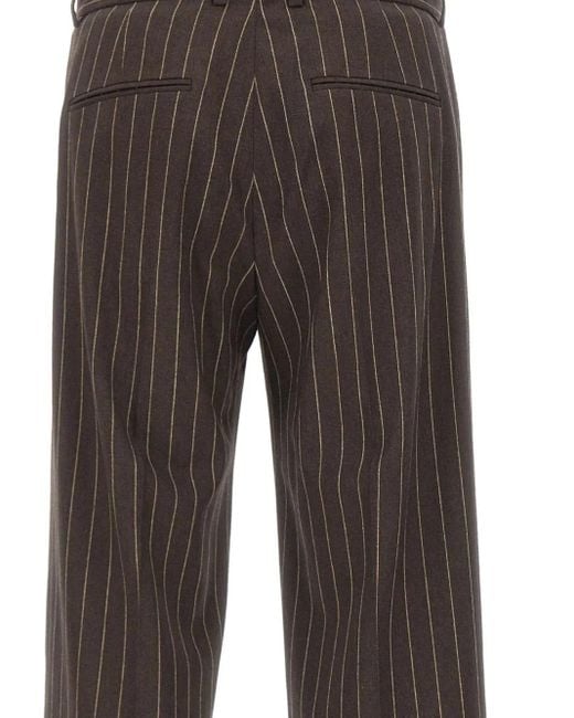 Drole de Monsieur Bundfaltenhose mit Nadelstreifen in Gray für Herren