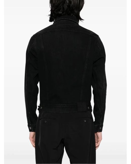 Tom Ford Klassische Jeansjacke in Black für Herren