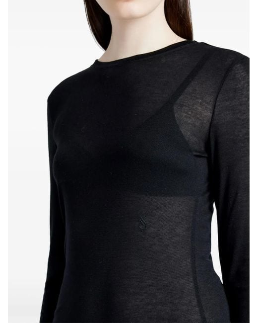 Proenza Schouler Black Kaiya Top