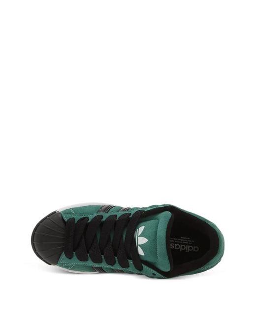 Adidas Green Superstar St Sneakers