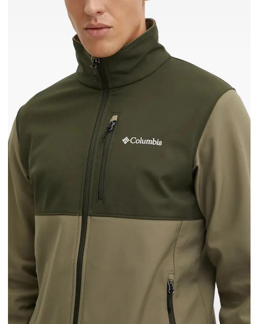 Columbia Green Ascender Softshell Two-Tone Jacket for men