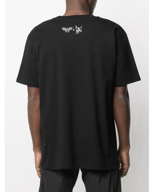 MJB Black Graphic-Print T-Shirt for men