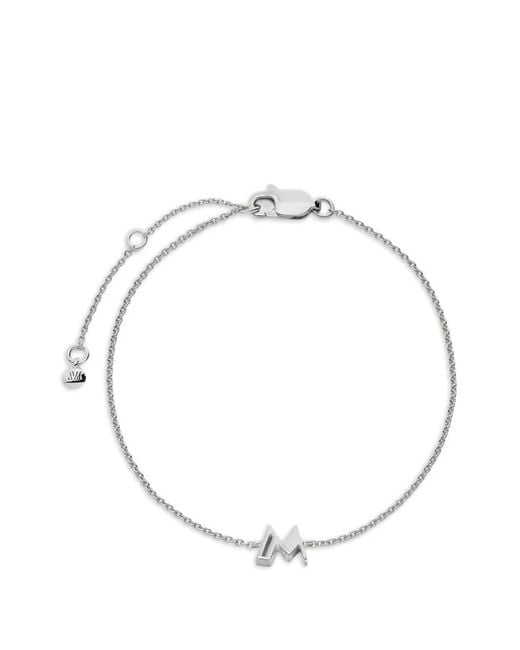 Monica Vinader Metallic Initial M Chain Bracelet