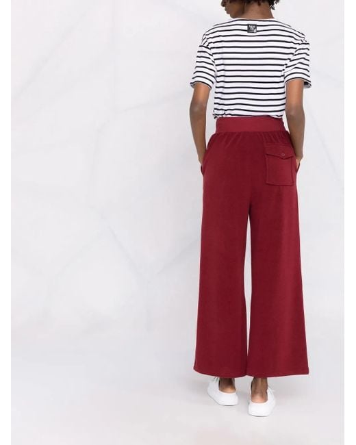 Pantalon Ample En Éponge KENZO en coloris Red